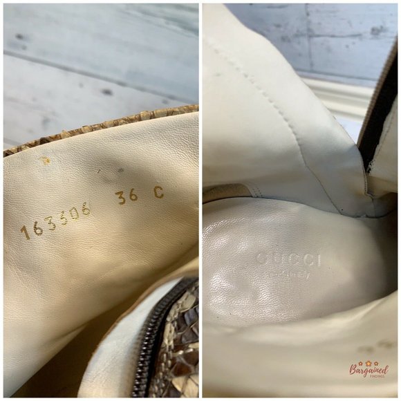 🛑SOLD🛑Authentic GUCCI Python Lifford Size 6 - Picture 8 of 12